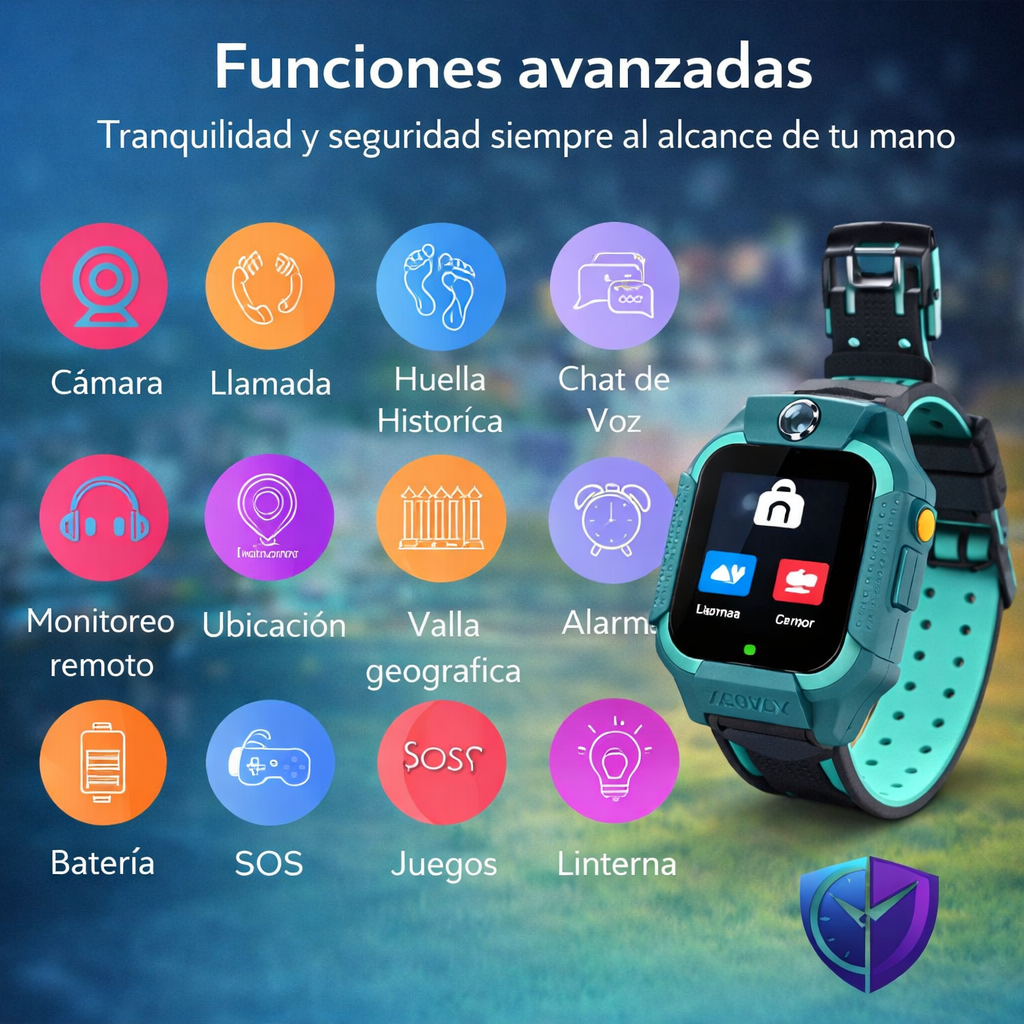 Smartwatch T55 para niños-Conectados y seguros en todo momento