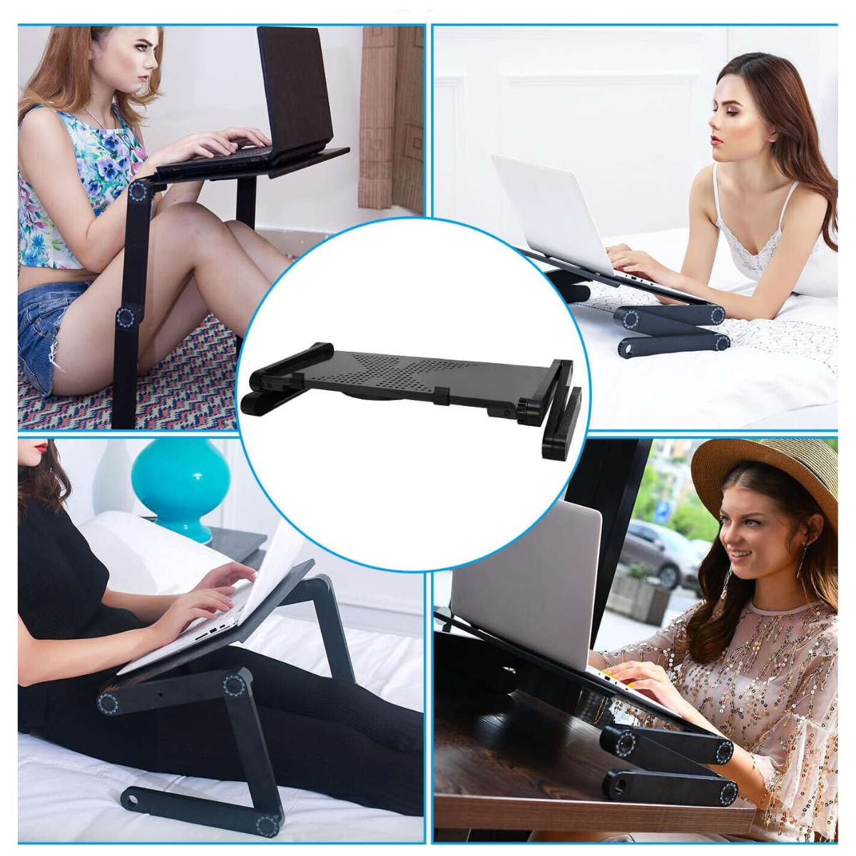 Escritorio Plegable De Metal Para Notebook
