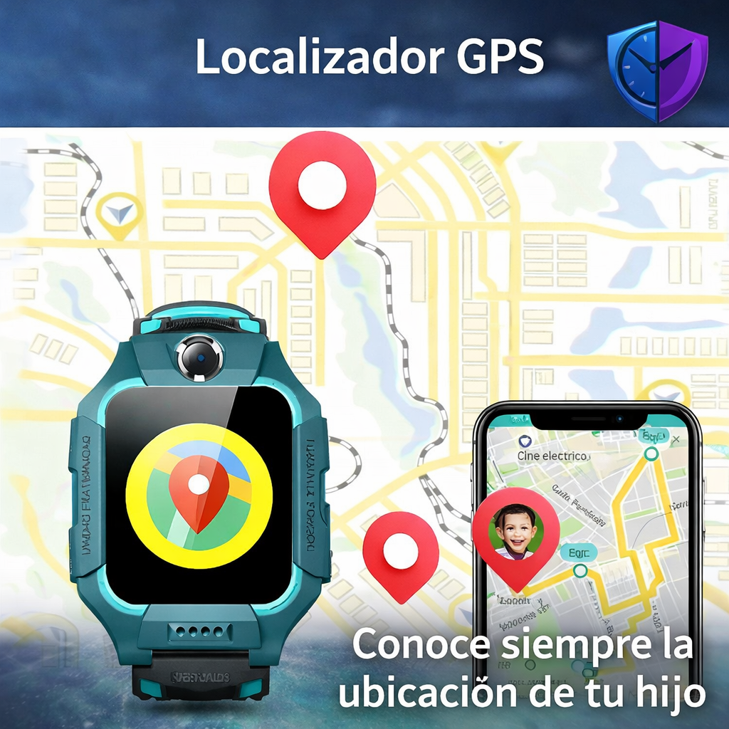 Smartwatch T55 para niños-Conectados y seguros en todo momento