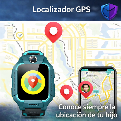 Smartwatch T55 para niños-Conectados y seguros en todo momento
