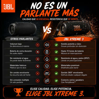 Parlante Xtreme 3 para disfrutar en cualquier lugar+ ENVÍO GRATIS 🚚