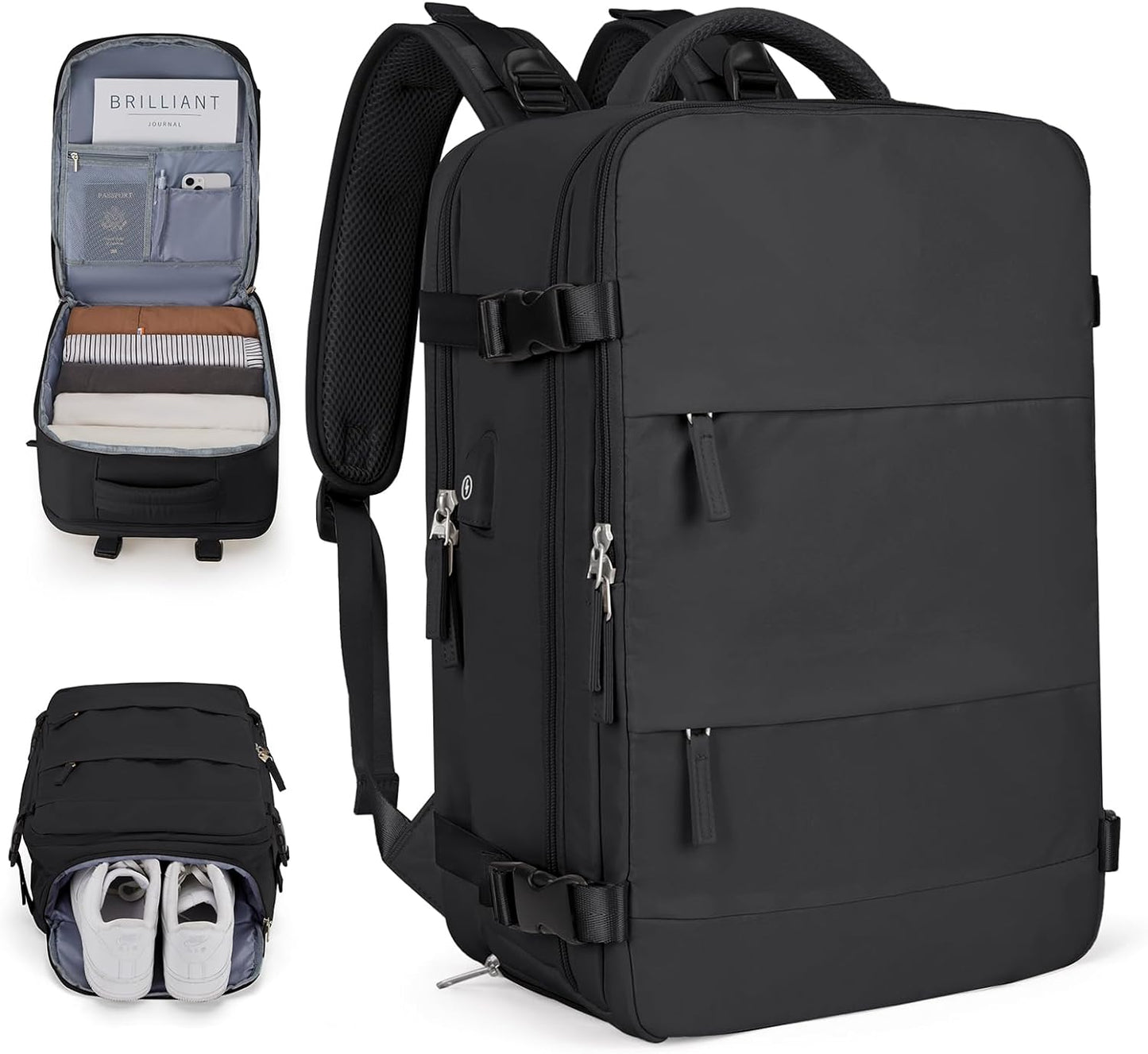 Travelers Backpack™ - Mochila Viajera con Múltiples Compartimientos - La Mochila Ideal para Viajeros