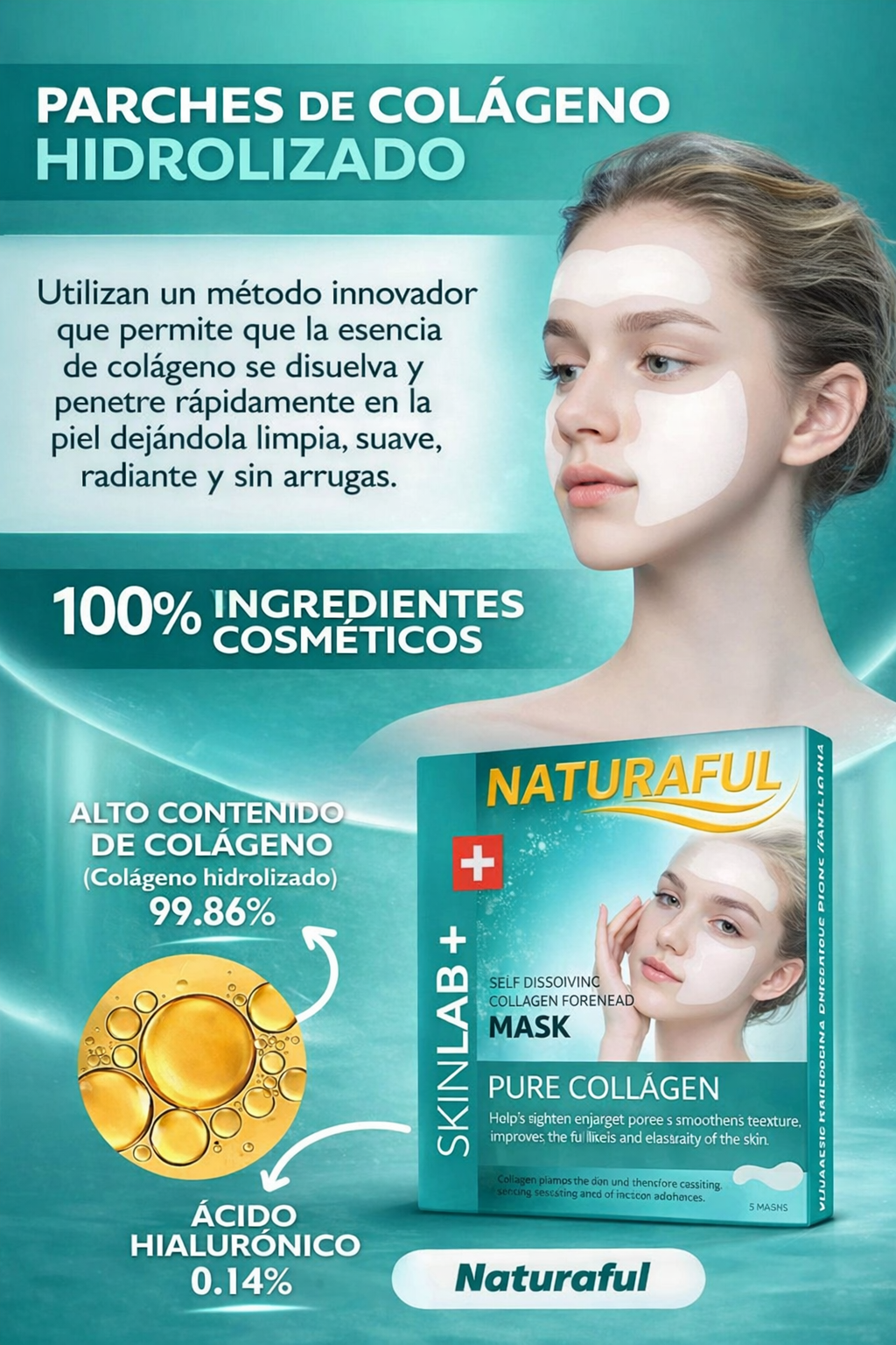 NaturalFul® Parches De Colágeno Absorbentes Milagrosos ✨❤️ + ENVÍO GRATIS 🚚