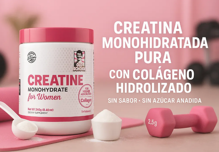Creatina Monohidratada Old School Original Americano
