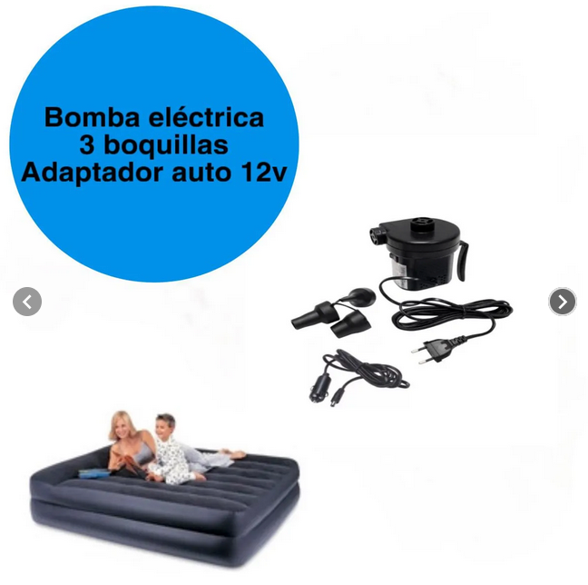 Colchon Inflable Electrico 205x160x50