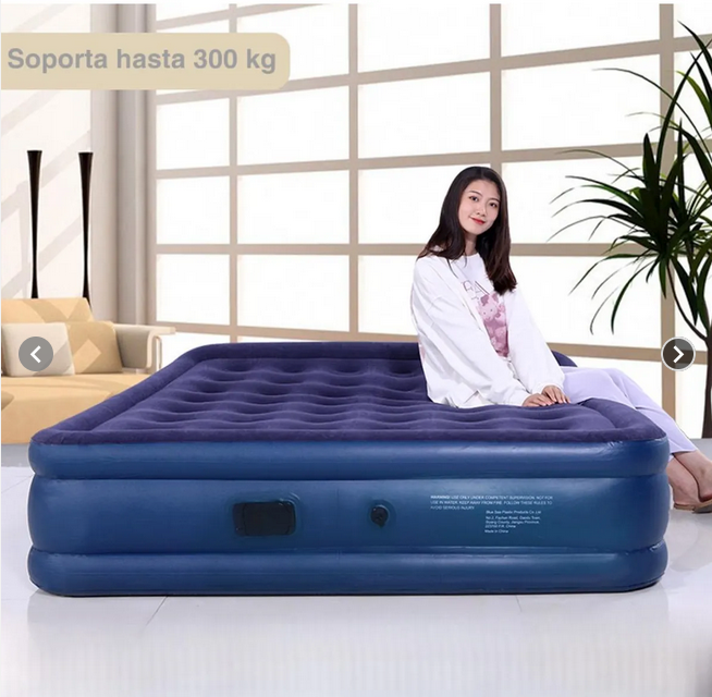 Colchon Inflable Electrico 205x160x50