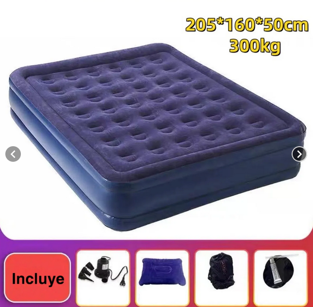 Colchon Inflable Electrico 205x160x50