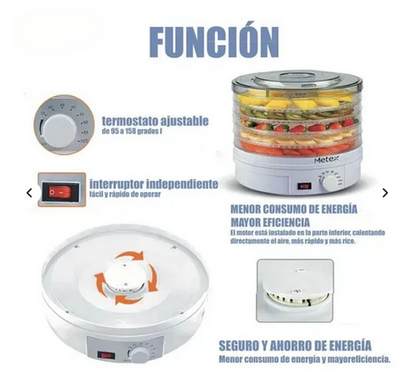Deshidratador Alimentos Saludables